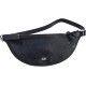  558817 Black with Silver Hardware Reversible Womens Belt Bag, Large, X-Large