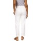  Women’s High-Rise Pull-on Pants, Regular & Petite – White, 2P