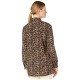  Women’s Leopard-Print Top – Leopard, X-Large