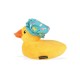 . Bubbles the Duck Plush Dog Toy – Yellow