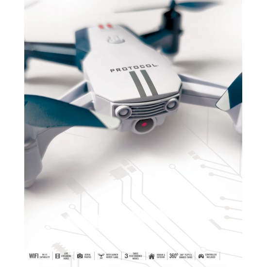  Forte Drone with Live Streaming Camera – White