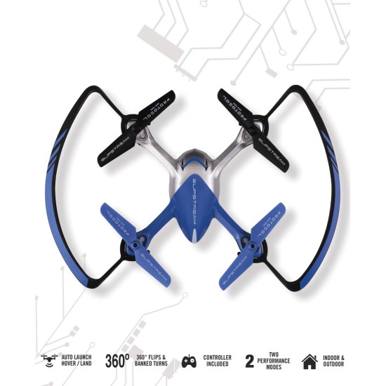  Slipstream S Remote Control Stunt Drone – Blue