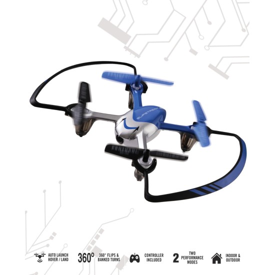  Slipstream S Remote Control Stunt Drone – Blue