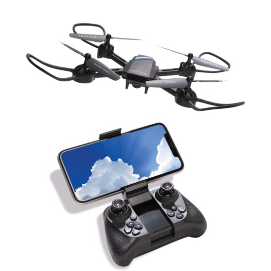  Tetrad Drone with Live Streaming Camera – Black