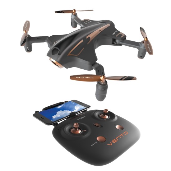  Vento Wifi Drone with Live Streaming Camera – Black