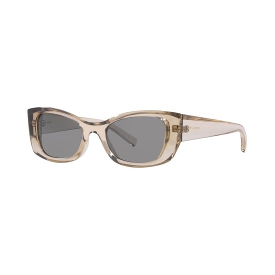  Women’s SL 593 Sunglasses, Mirror YS000487 – Brown Light