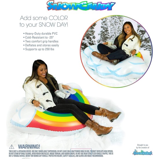  SC3110RB 48 in. Artic Rainbow Jumbo Snow Tube