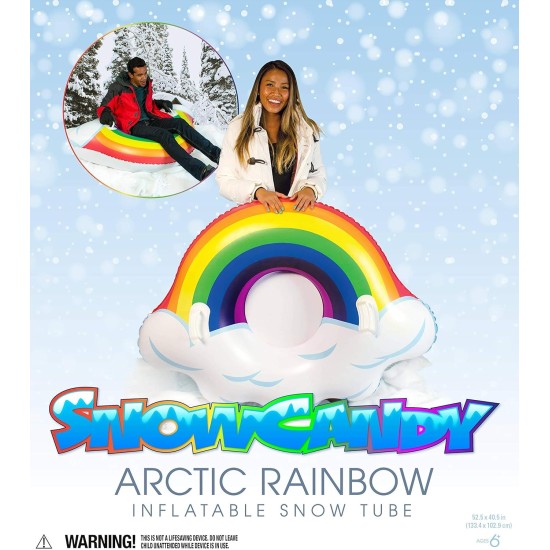  SC3110RB 48 in. Artic Rainbow Jumbo Snow Tube