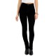  Juniors’ Split-Hem Stretch Skinny Jeans – Black, X-Small