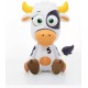  Collectible 6″ Vinyl Common Sense Cow Figurine, White