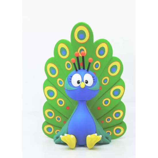  Collectible 6″ Vinyl Practical Peacock Collectible Figurine