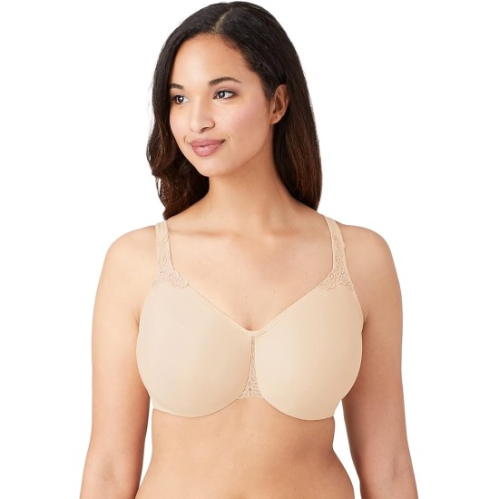  womens Bodysuede Ultra Full Figure Seamless Underwire Bra, Sand, 38DD