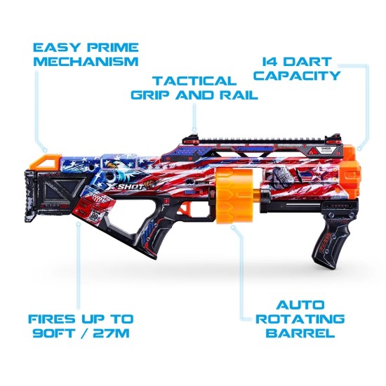  Skins Last Stand Dart Blaster – Defense Force (16 Darts)