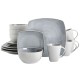  Soho Lounge 16-Piece Dinnerware Set- Ligth Gray