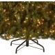 National Tree 7′ Dunhill Fir Hinged Tree with 700 Clear Lights