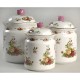  Old Country Roses Canisters, Set of 3