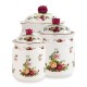  Old Country Roses Canisters, Set of 3