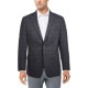  Mens Kelson Plaid Modern Fit Two-Button Blazer, 48 Long