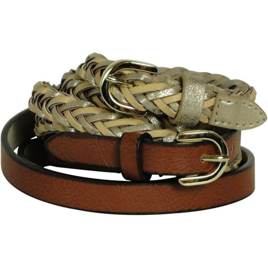  Women’s 2 for 1 Braided Belt