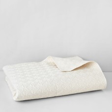 1872 Trevarno Coverlet, Queen, Ivory