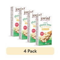 (4 pack) Jovial 100% Organic Gluten Free White Cheddar Box Mac & Cheese, Packaged Meal, 6 oz