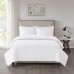  Trace Full/Queen 3pc Reversible Coverlet Set, White