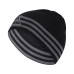  Men’s Eclipse Reversible Beanie, Black