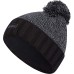  Men’s Recon Ballie Pom Beanie, Gray/Black, One Size