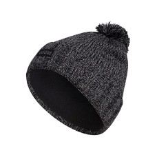 Adidas Men’s Recon Ballie Pom Beanie, Legend Ink Blue/Legend Ink Blue-Grey Twist, One Size