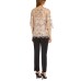  Womens Bell Sleeve Top, Beige/12
