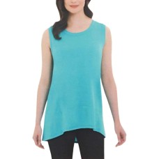 Adrienne Vittadini  Women’s Sleeveless Fashion Top (Aquatic, M)