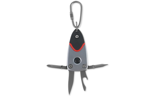  Men’s Seven-in-One Multi-Tool & Led Flashlight, Silver