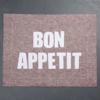 Alexandra Ferguson Bon Appetit Placemat, Red