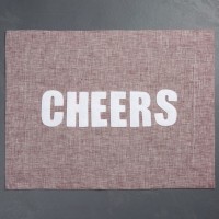 Alexandra Ferguson Cheers Placemat, Red