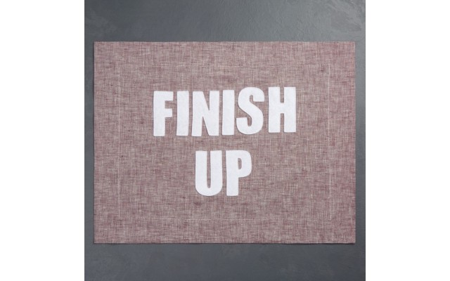 Alexandra Ferguson Finish Up Placemat, Red