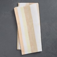 Alexandra Ferguson Striped Napkin, Med Orange, 16.75 x 16.75 inches