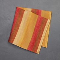 Alexandra Ferguson Striped Napkin, Red, 16.75 x 16.75 inches