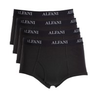 Alfani Mens 5 Pack Cotton Briefs, Black, Small