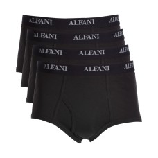 Alfani Mens 5 Pack Cotton Briefs, Black, Small