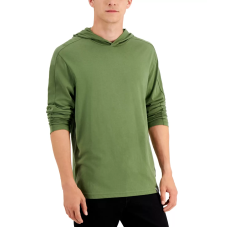 Alfani Men’s Alfatech Hoodie, Green, Medium