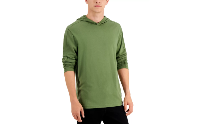  Men’s Alfatech Hoodie, Green, Medium