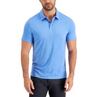 ALFANI Mens Classic Fit Stretch Polo  T-Shirt, Blue, XX-Large
