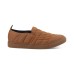  Men’s Cooper Quilted Slip-On Sneakers Shoes, Tan, 10