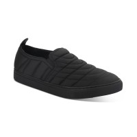 Alfani Mens Cooper Quilted Slip-On Sneakers, Black, 11 M