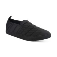 Alfani Men’s Cooper Quilted Slip-On Sneakers Shoes, Black, 9