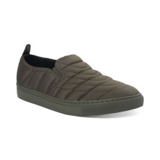 Alfani Men’s Cooper Quilted Slip-On Sneakers Shoes, Dark Green, 8