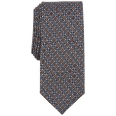 Alfani Men’s Elinor Patterned Tie, Cognac
