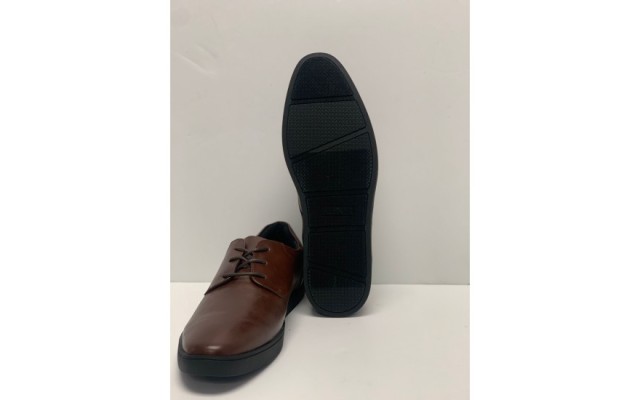  Mens Elston Lace-up Oxford Sneakers Shoes, Chocolate 10.5