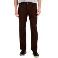 Alfani Men’s Five-Pocket Pants, Dark Brown/32×32