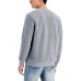  Men’s Fleece Sweatshirt, Grey, X-Large